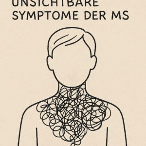 Unsichtbare Symptome der Multiplen Sklerose Illustration der Unsichtbaren Symptome de Multplen Sklerose