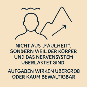 Einschränkungen der Motivation und Antriebsfähigkeit
