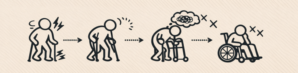 Progression der Sekundär Multiplen Sklerose